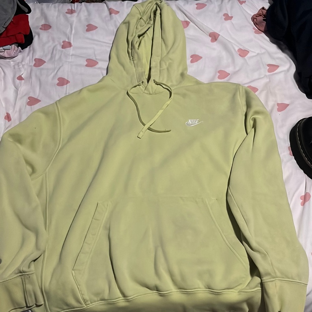 green Nike hoodie!